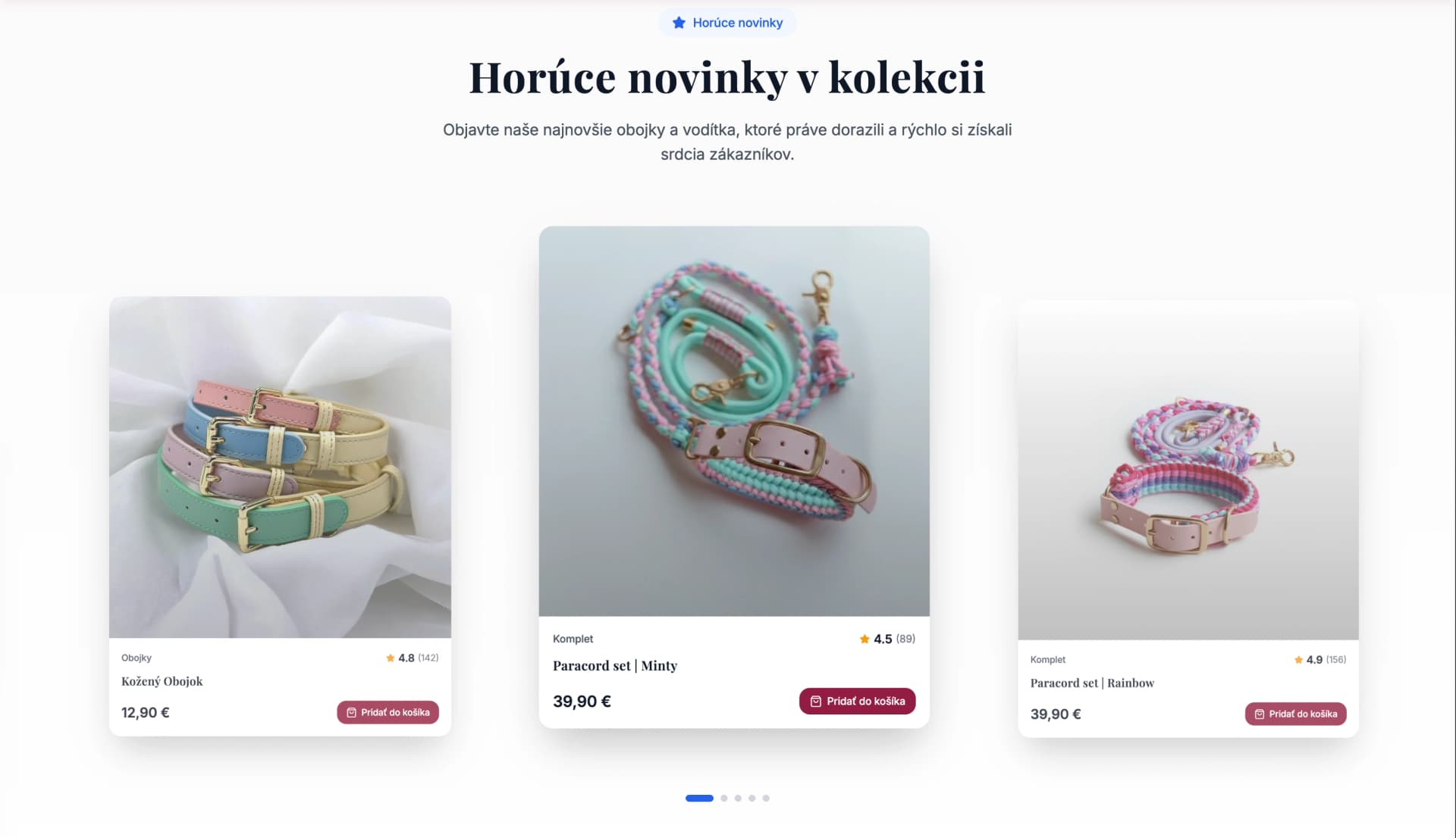 Bollu — Automatizovaný e-shop pre obojky a vodítka.