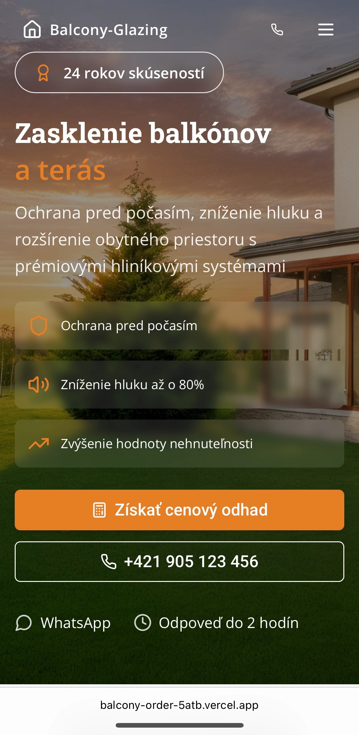 Balcony-Glazing mobile shot 1