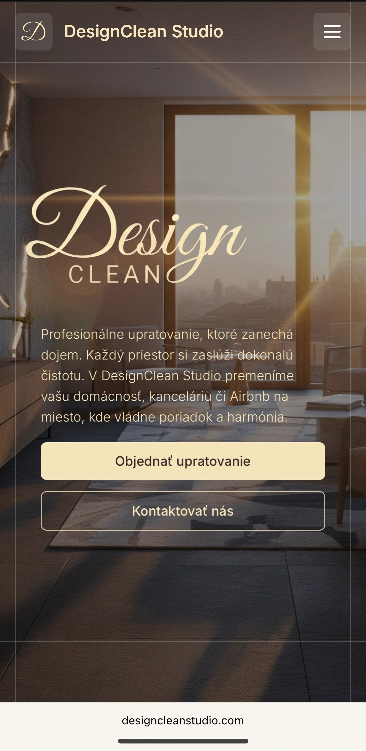 Design Clean Studio mobile shot 1