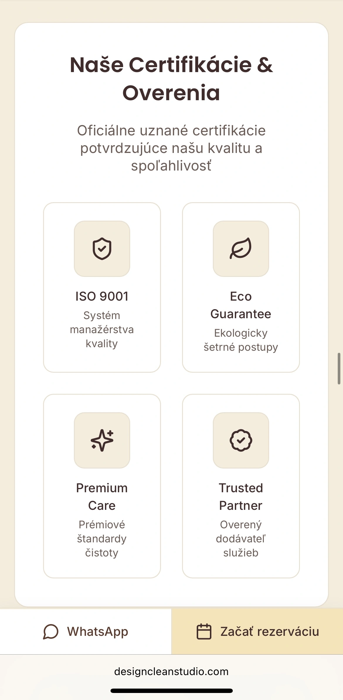 Design Clean Studio mobile shot 10