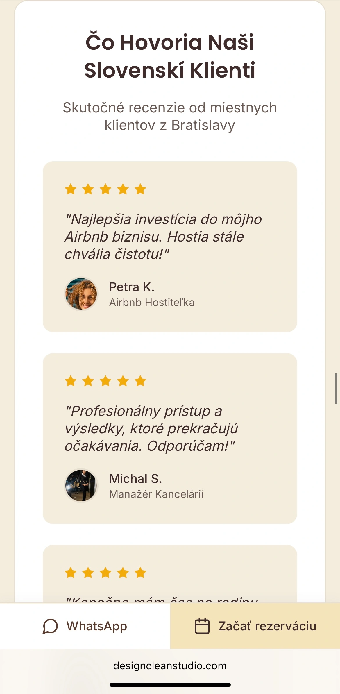 Design Clean Studio mobile shot 11