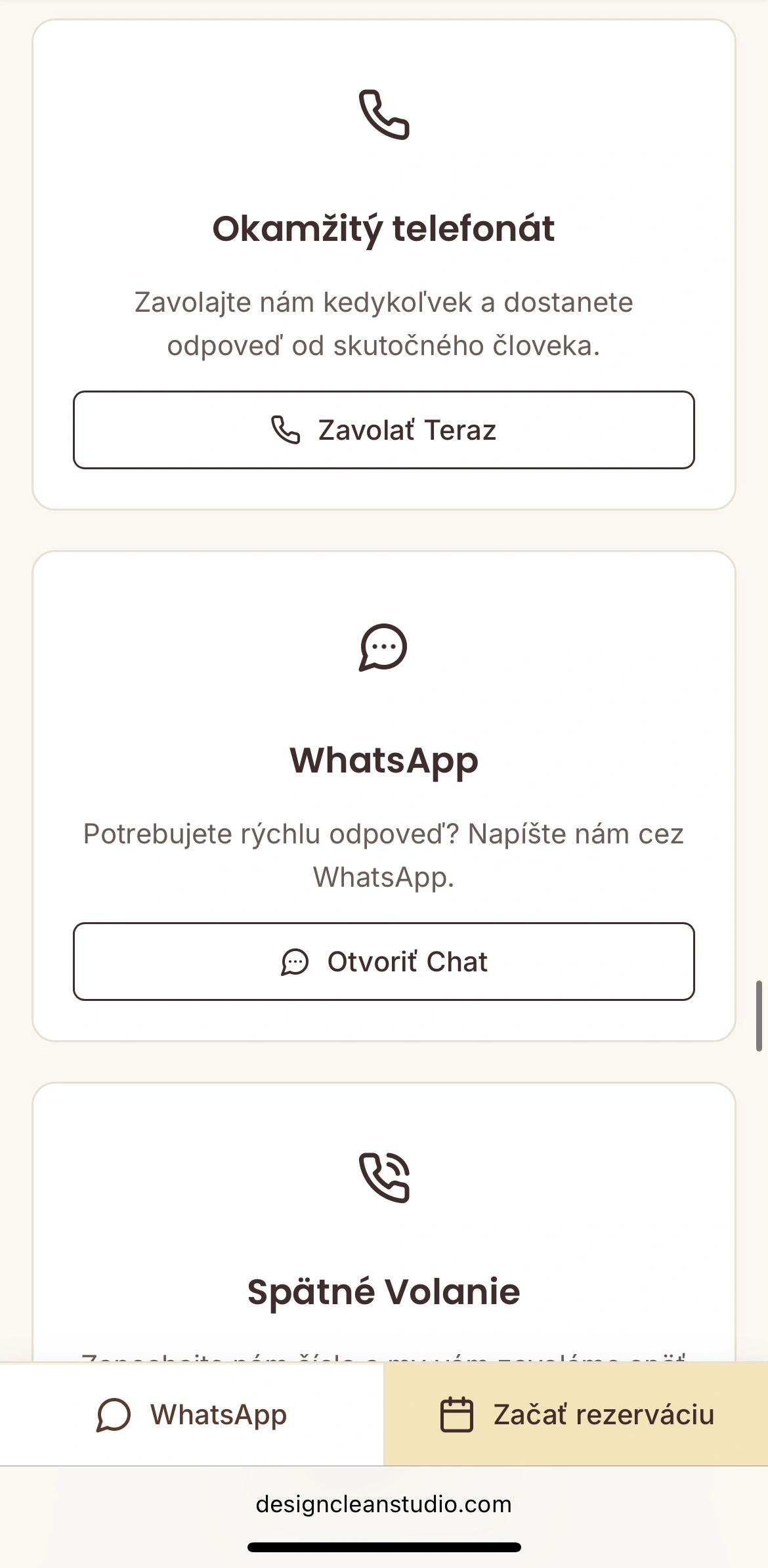 Design Clean Studio mobile shot 13