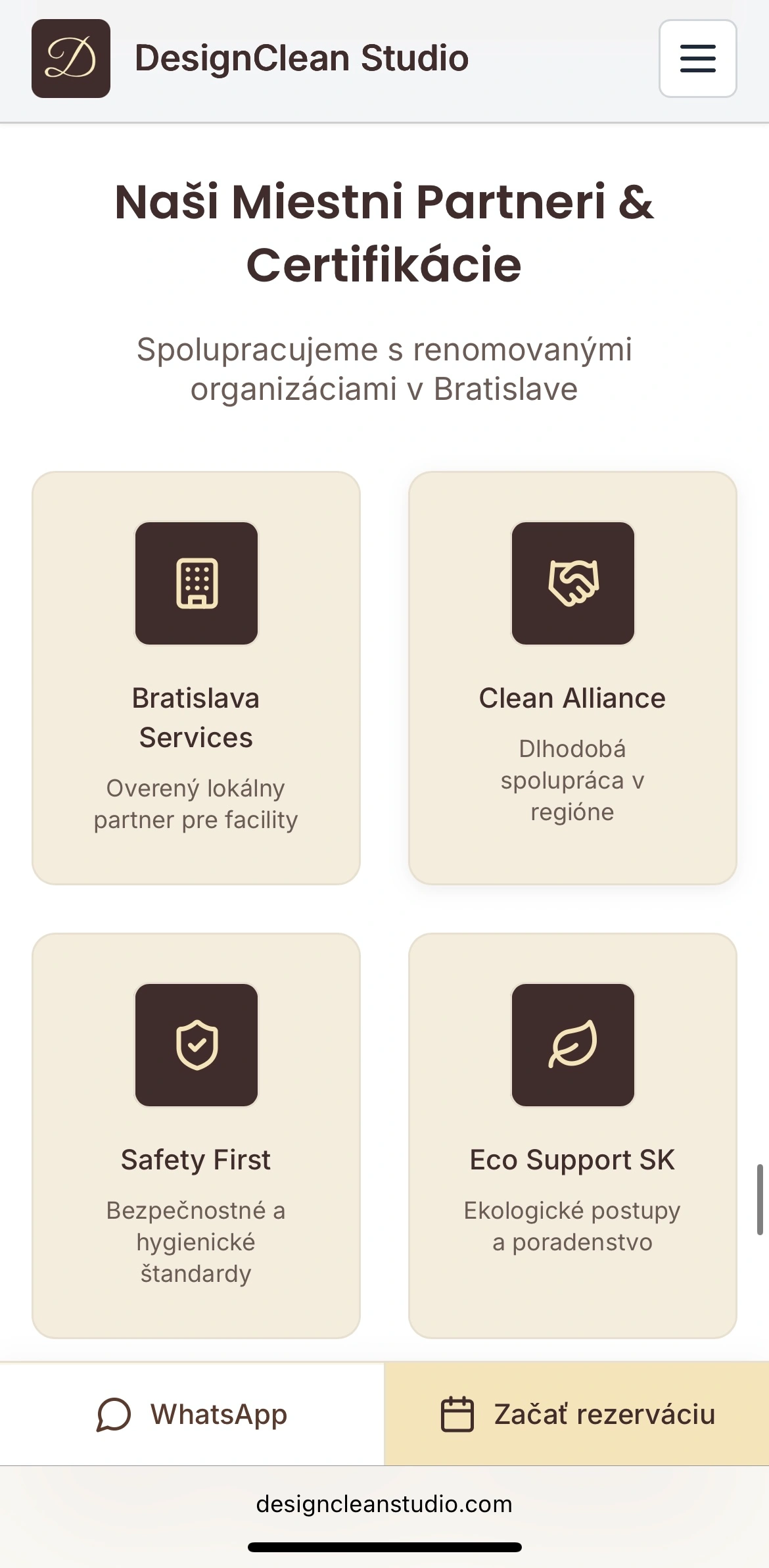 Design Clean Studio mobile shot 15