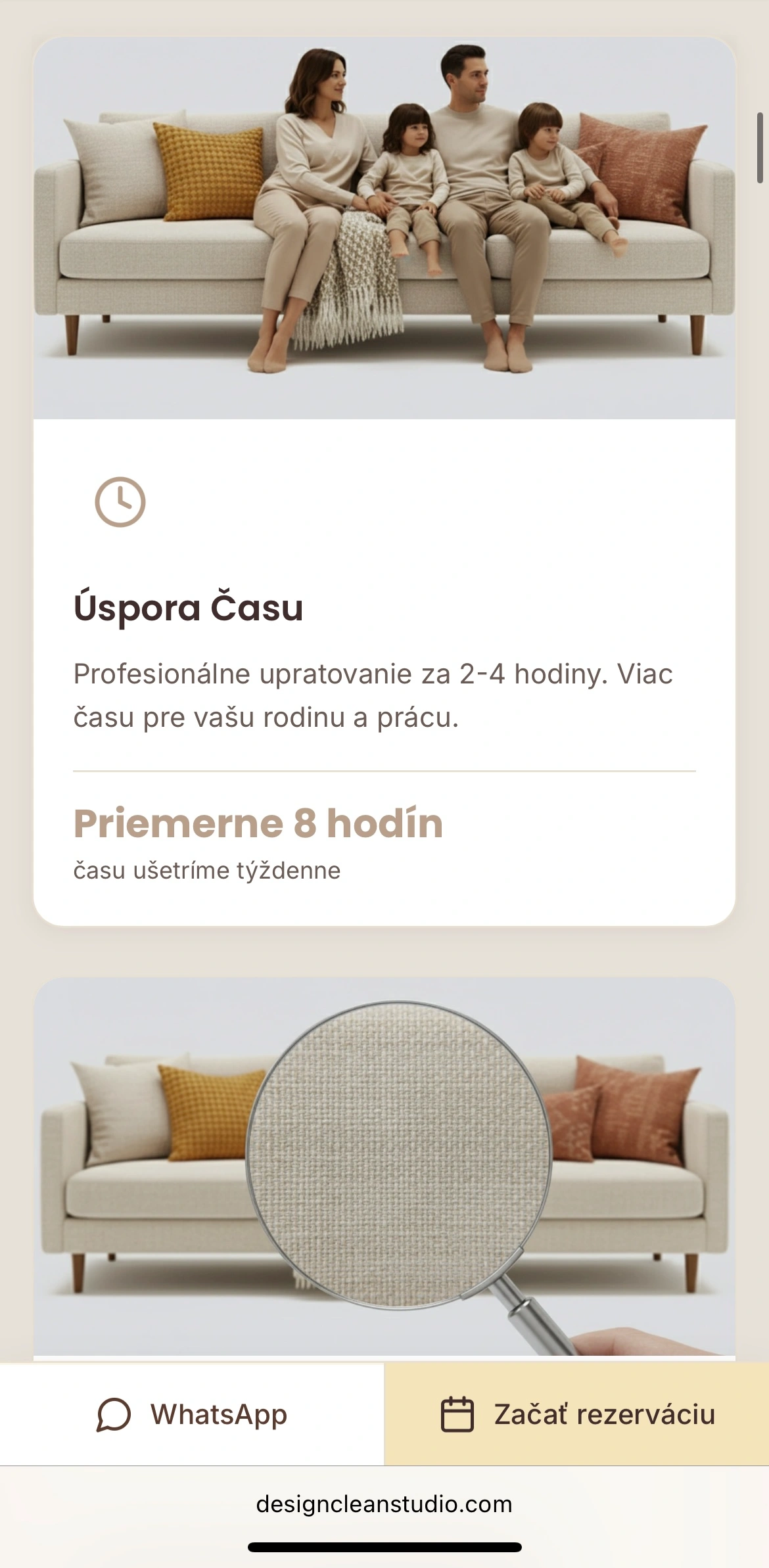 Design Clean Studio mobile shot 3