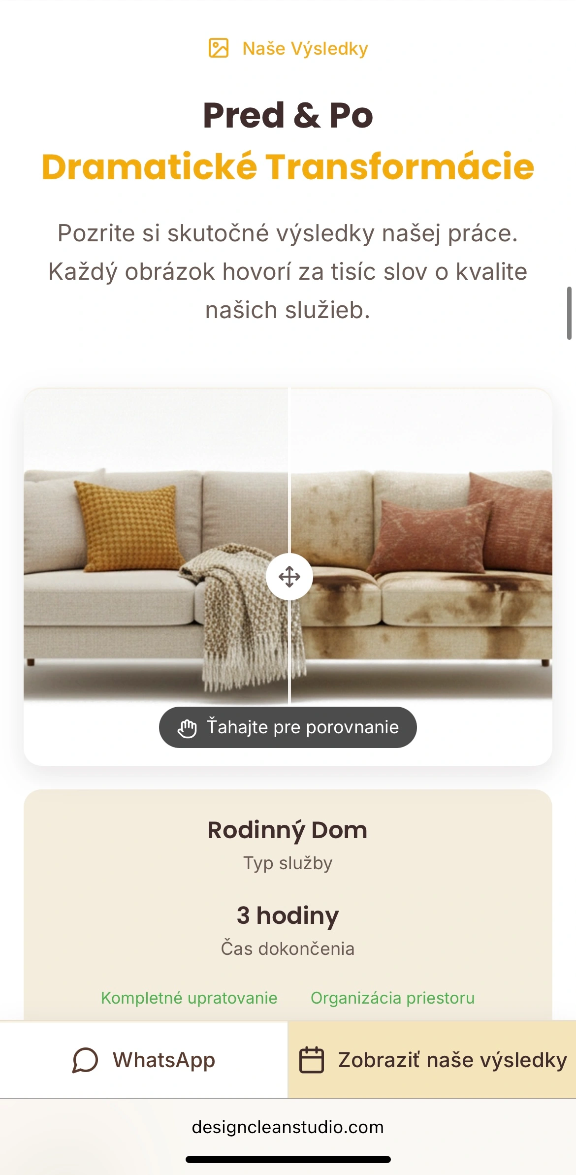 Design Clean Studio mobile shot 5