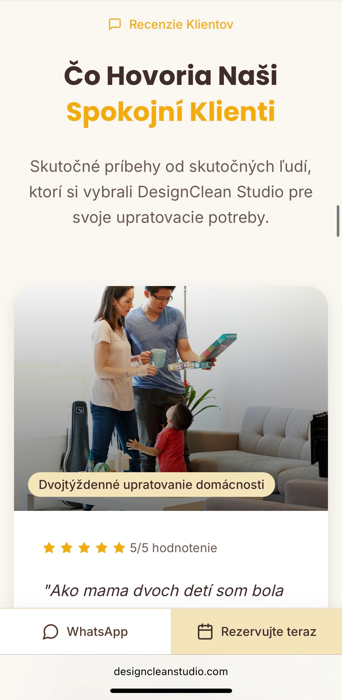 Design Clean Studio mobile shot 6