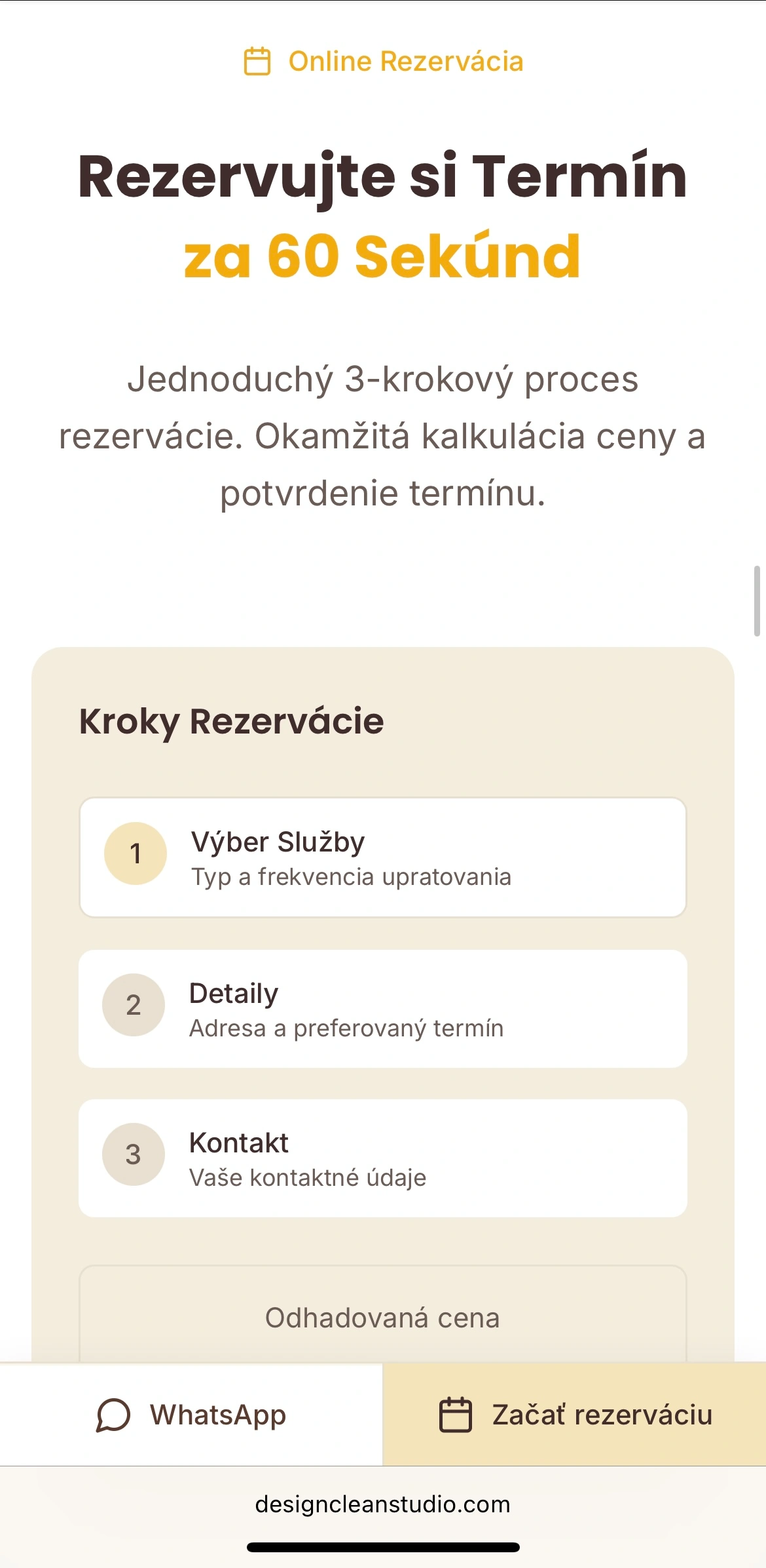 Design Clean Studio mobile shot 7