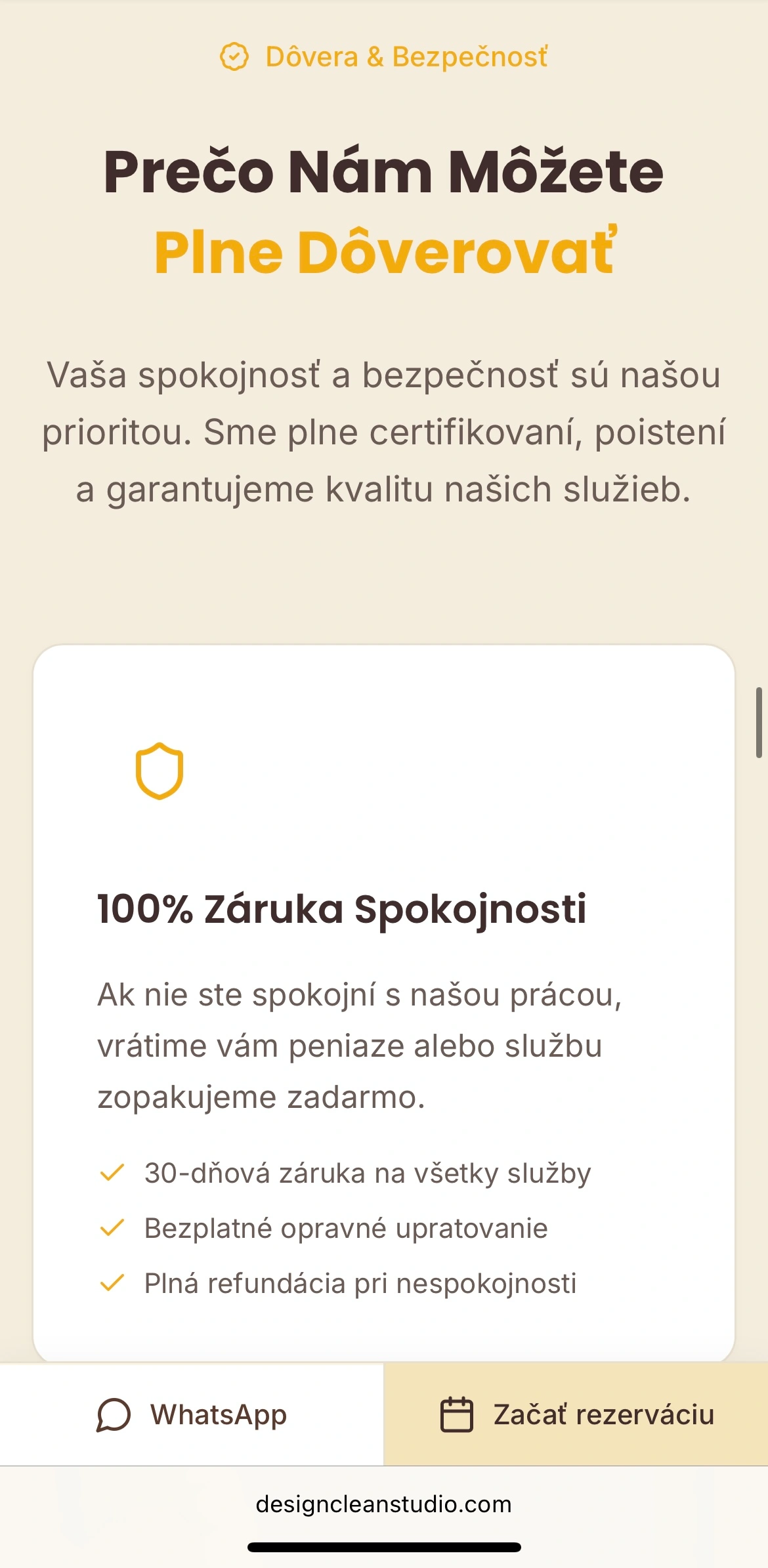 Design Clean Studio mobile shot 9