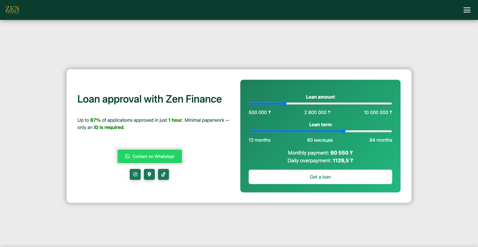 Zen Finance preview